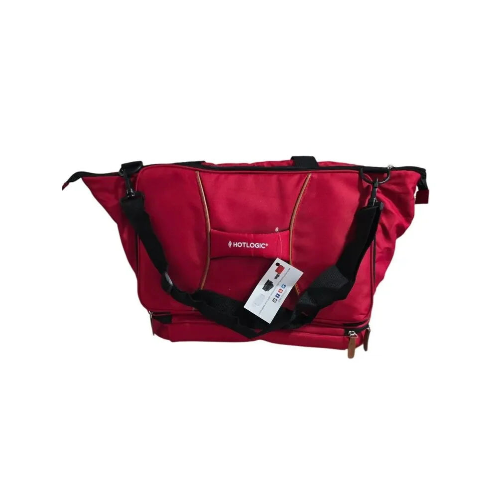 HOTLOGIC Red Insulated Food Warming Tote Casserole Carrier Thermal Bag NO CORD